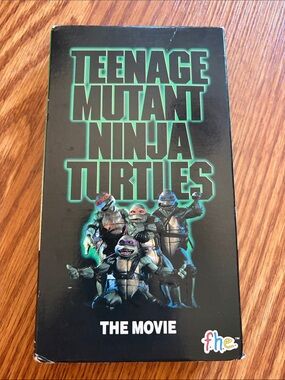 Teenage Mutant Ninja Turtles The Movie VHS - Black